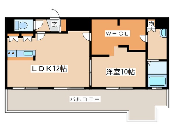 ＴＲＯＩＳ　１ｓｔの物件間取画像